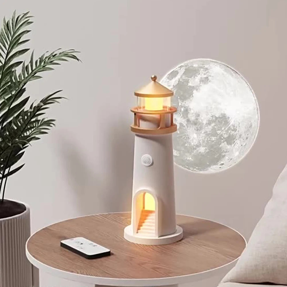 LunarBeam™ Lighthouse Moon Projector